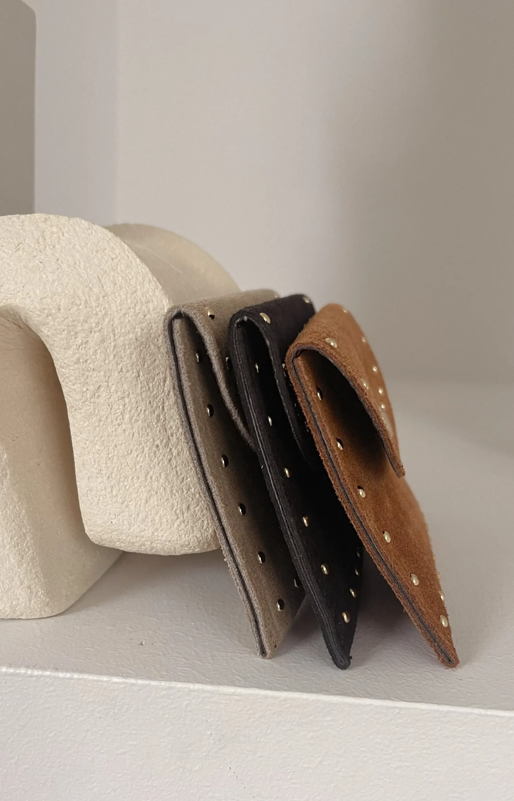 Sacs & Pochettes-EASY-CLOTHES Pochette Bil - en cuir noirEasy Clothes En cuir noir