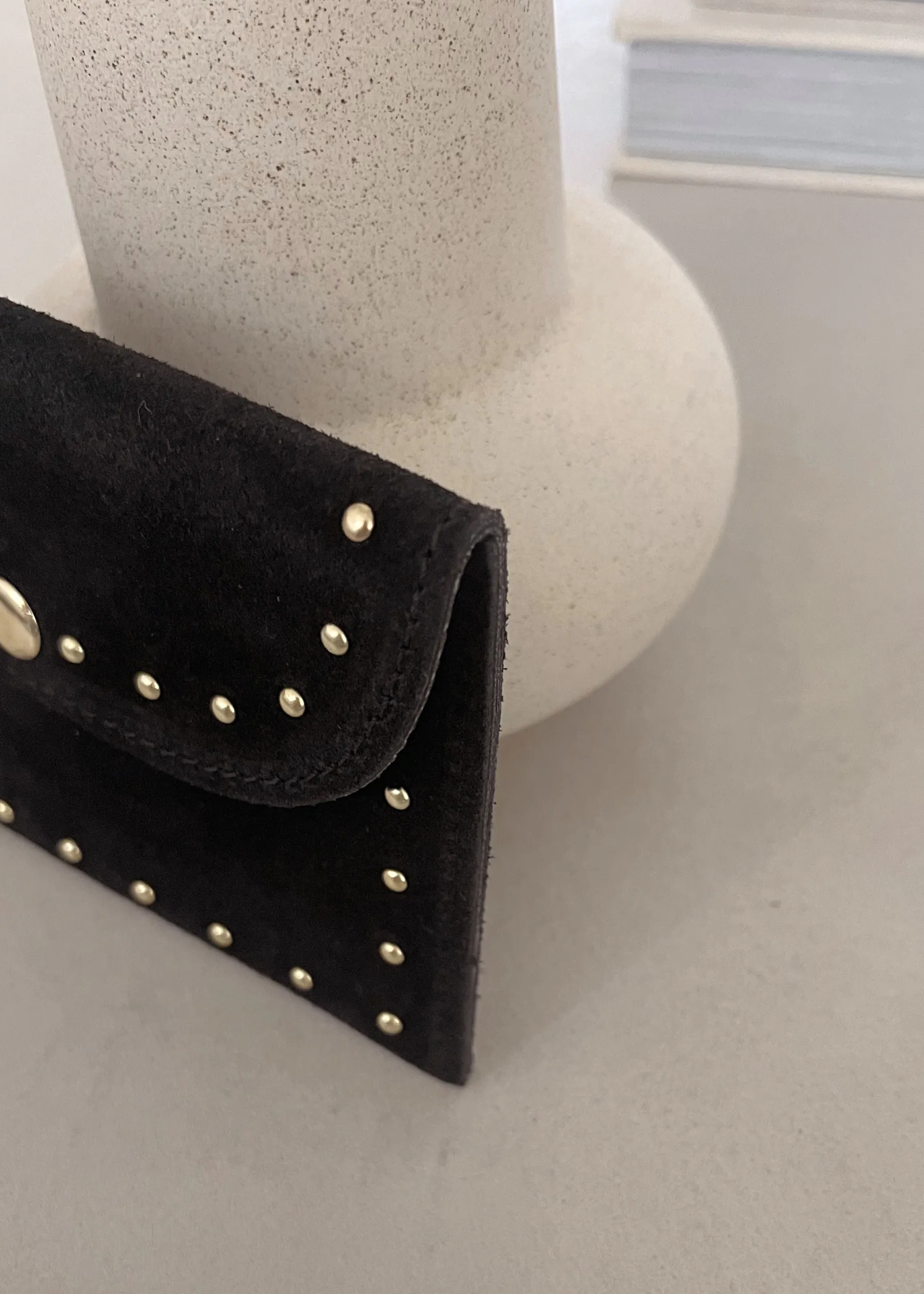 Sacs & Pochettes-EASY-CLOTHES Pochette Bil - en cuir noirEasy Clothes En cuir noir