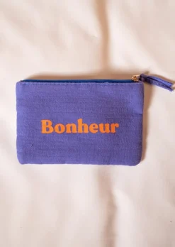 Sacs & Pochettes-EASY-CLOTHES Pochette Bonheur - Bleue - Accessoires Easy Clothes Bleu majorelle