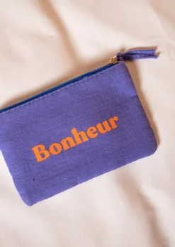 Sacs & Pochettes-EASY-CLOTHES Pochette Bonheur - Bleue - Accessoires Easy Clothes Bleu majorelle       