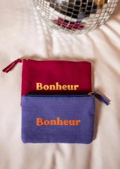 Sacs & Pochettes-EASY-CLOTHES Pochette Bonheur - Bleue - Accessoires Easy Clothes Bleu majorelle