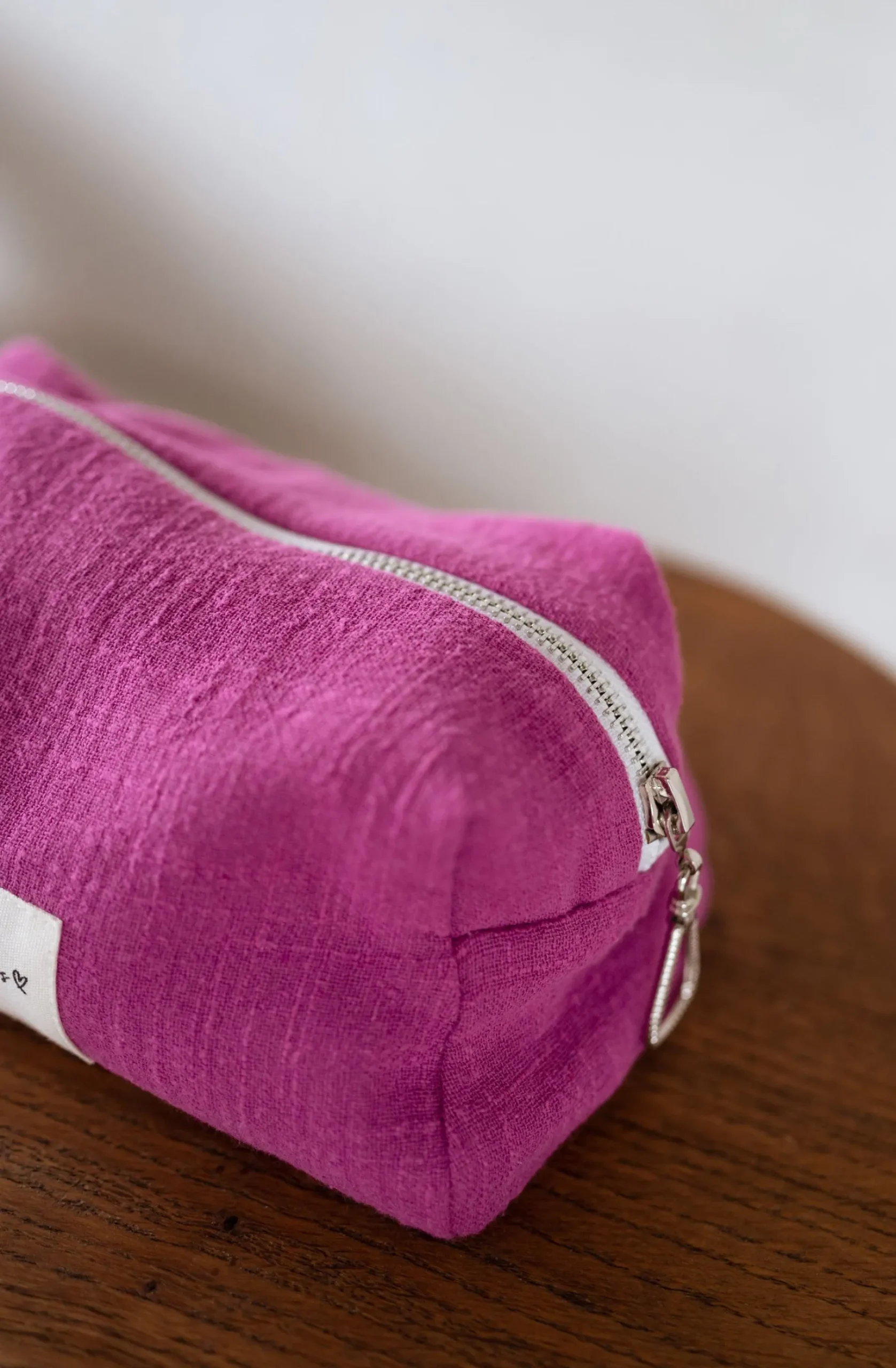 Sacs & Pochettes-EASY-CLOTHES Pochette Easy Clothes CREATION - fuchsia en lin Fuchsia en lin