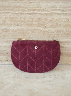 Sacs & Pochettes-EASY-CLOTHES Porte monnaie Toina - bordeauxEasy Clothes Bordeaux