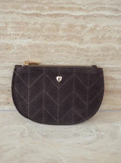 Sacs & Pochettes-EASY-CLOTHES Porte monnaie Toina - marronEasy Clothes Marron