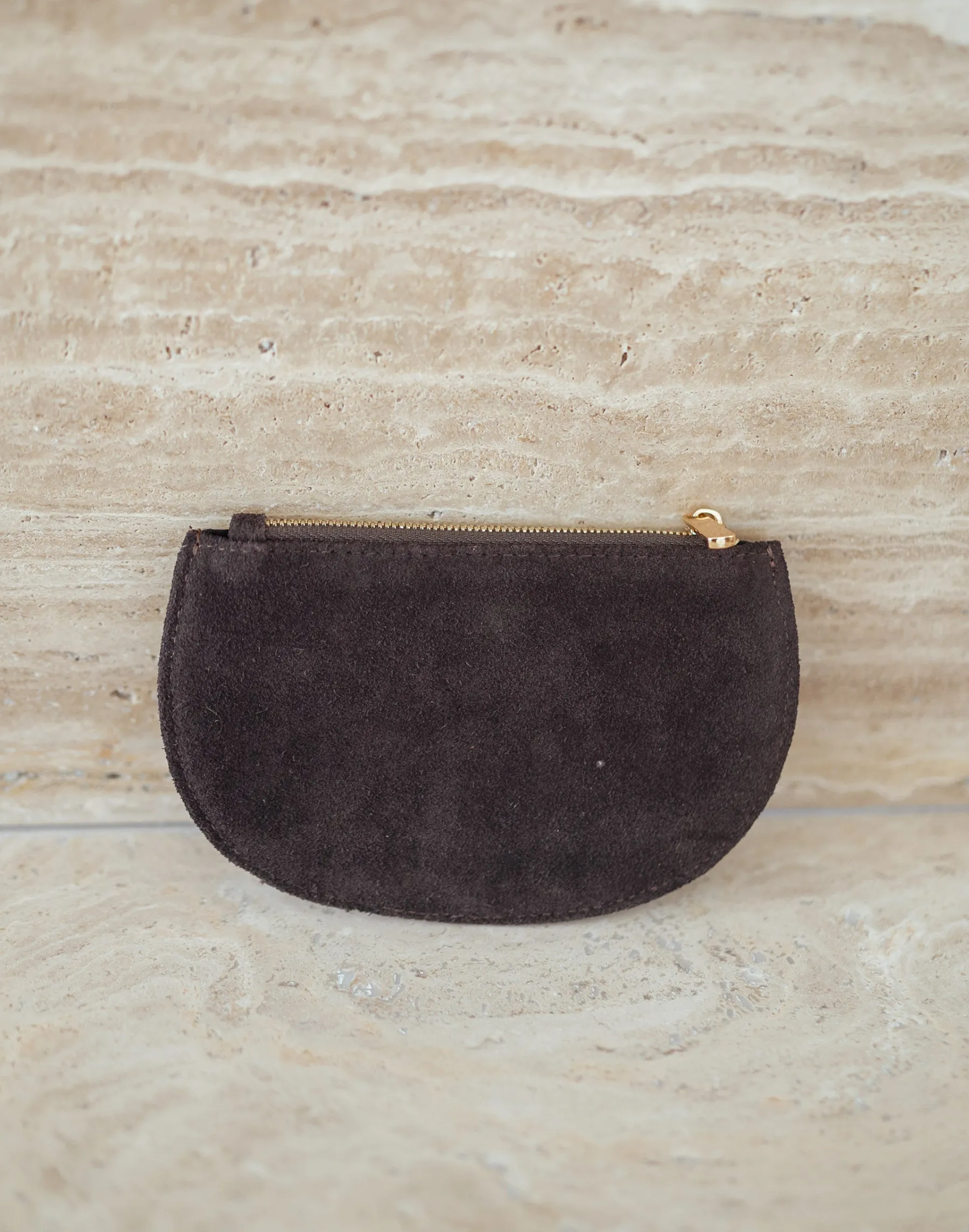 Sacs & Pochettes-EASY-CLOTHES Porte monnaie Toina - marronEasy Clothes Marron