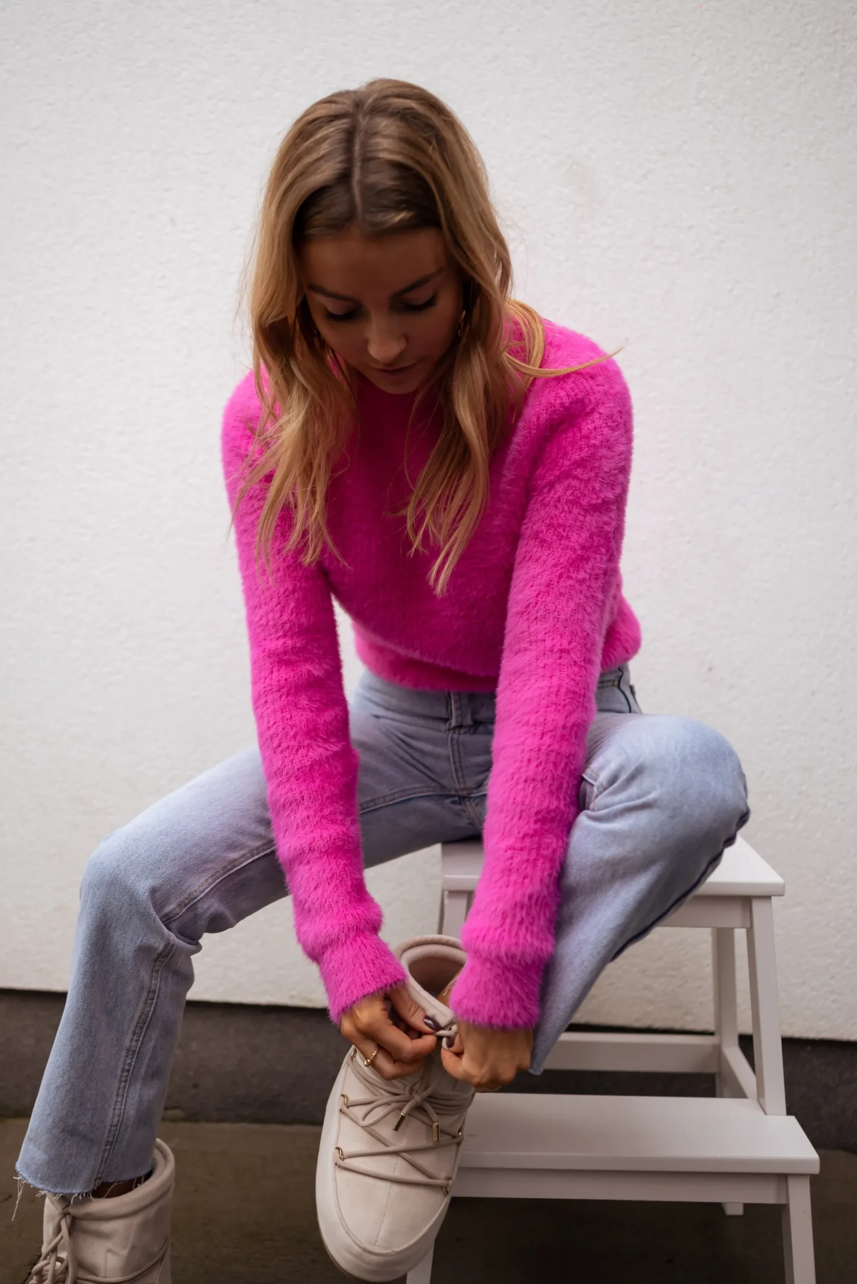Pulls & Gilets-EASY-CLOTHES Pull - Massima - roseEasy Clothes Rose