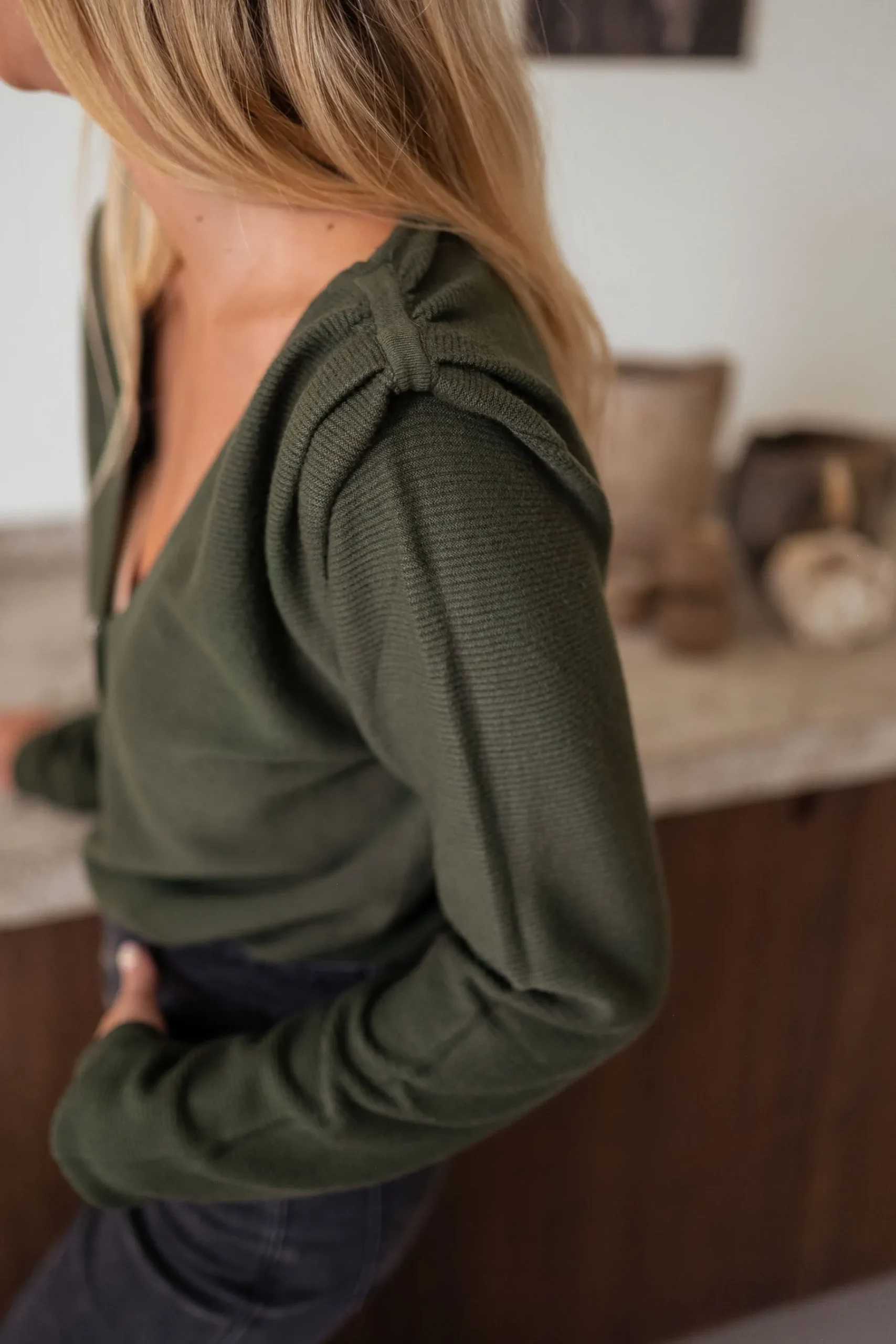 Pulls & Gilets-EASY-CLOTHES Pull Aurélien - kakiEasy Clothes Kaki