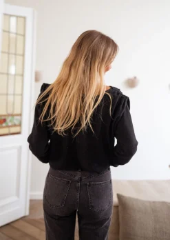 Pulls & Gilets-EASY-CLOTHES Pull Aurélien - noirEasy Clothes Noir       