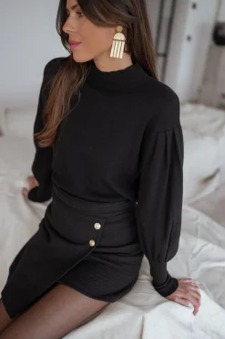 Pulls & Gilets-EASY-CLOTHES Pull Axel - noirEasy Clothes Noir