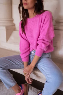 Pulls & Gilets-EASY-CLOTHES Pull Bolla - roseEasy Clothes Rose