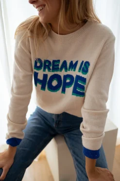 Pulls & Gilets-EASY-CLOTHES Pull Dream - écruEasy Clothes Écru       