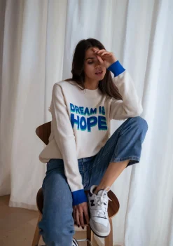 Pulls & Gilets-EASY-CLOTHES Pull Dream - écruEasy Clothes Écru       