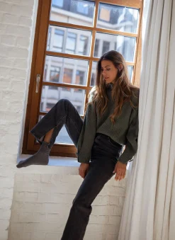 Pulls & Gilets-EASY-CLOTHES Pull Dune - kakiEasy Clothes Kaki       