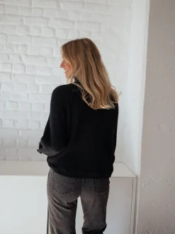 Pulls & Gilets-EASY-CLOTHES Pull Dune - noirEasy Clothes Noir       