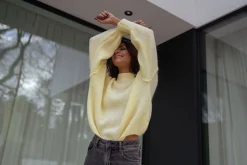 Pulls & Gilets-EASY-CLOTHES Pull Eden - jauneEasy Clothes Jaune       