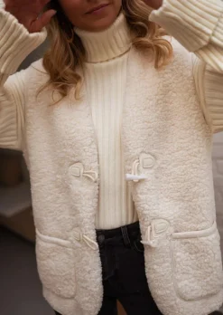 Pulls & Gilets-EASY-CLOTHES Pull Georgia Ecru - Col Roulé - DouxEasy Clothes Écru       