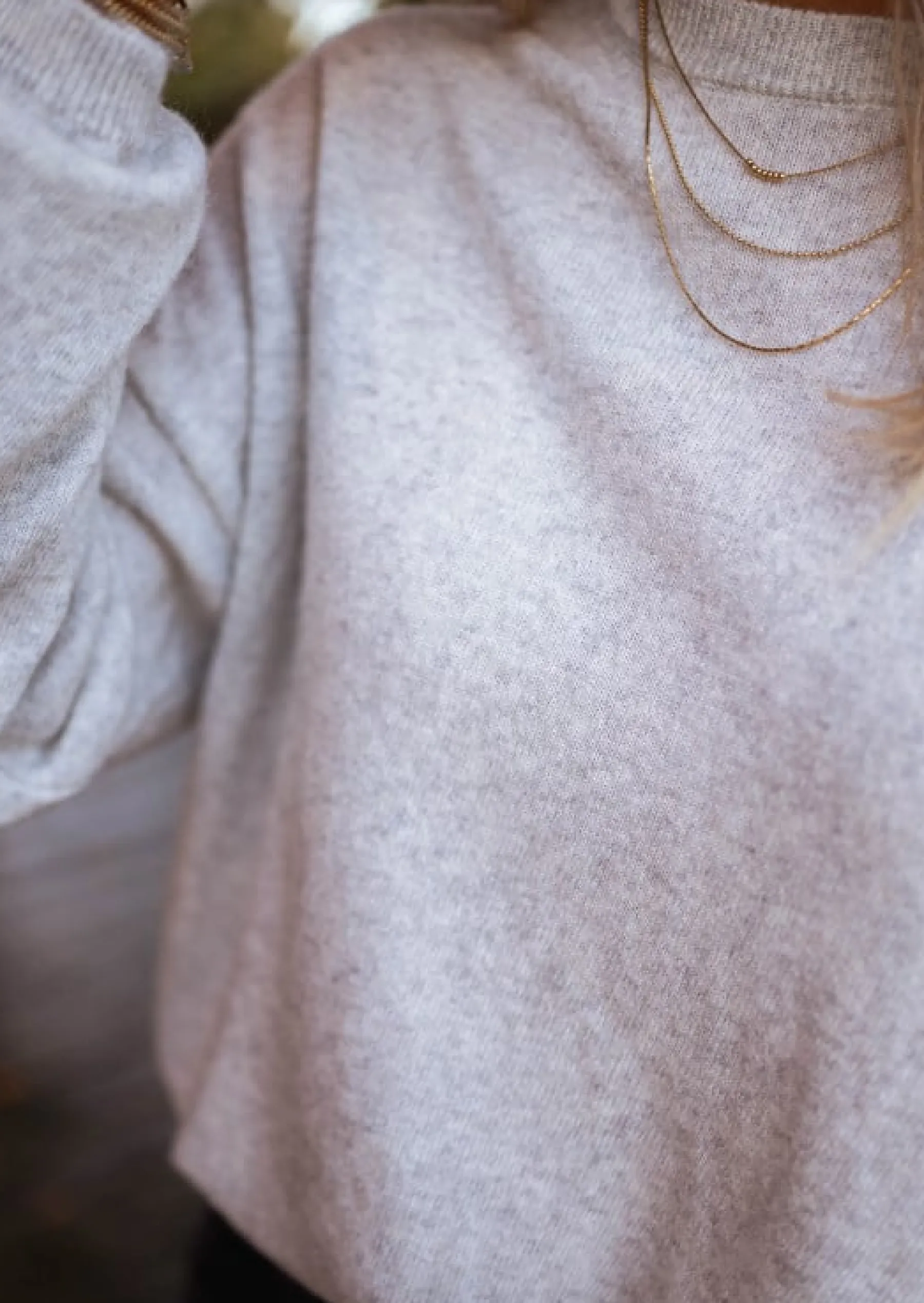Pulls & Gilets-EASY-CLOTHES Pull Iris - Cachemire Gris - Made In ItalyEasy Clothes Gris