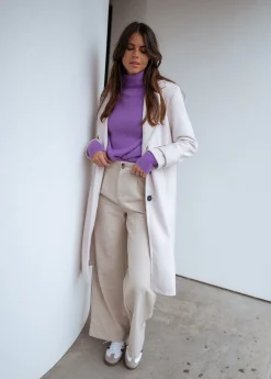 Pulls & Gilets-EASY-CLOTHES Pull Jeff - mauveEasy Clothes Mauve