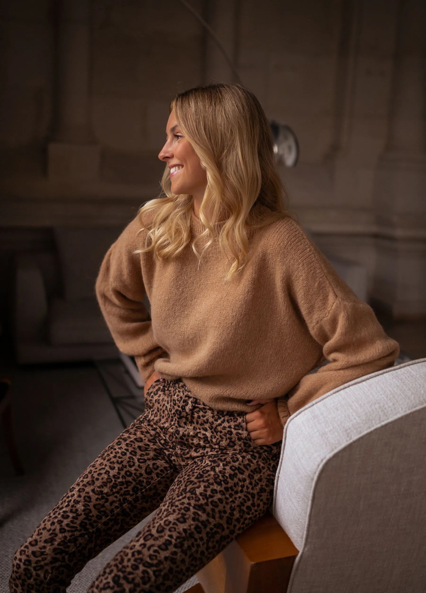 Pulls & Gilets-EASY-CLOTHES Pull Joela - camelEasy Clothes Camel
