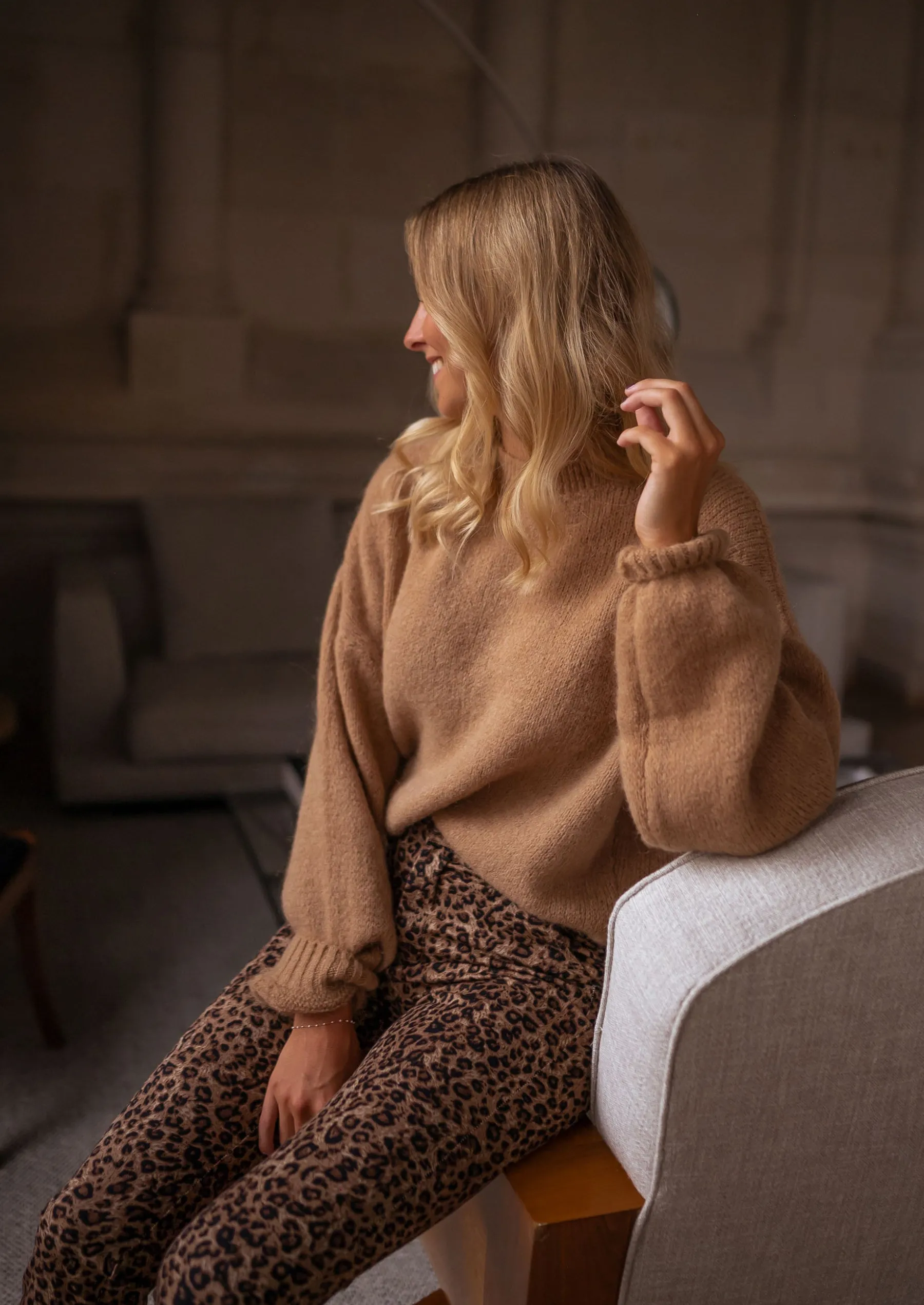 Pulls & Gilets-EASY-CLOTHES Pull Joela - camelEasy Clothes Camel