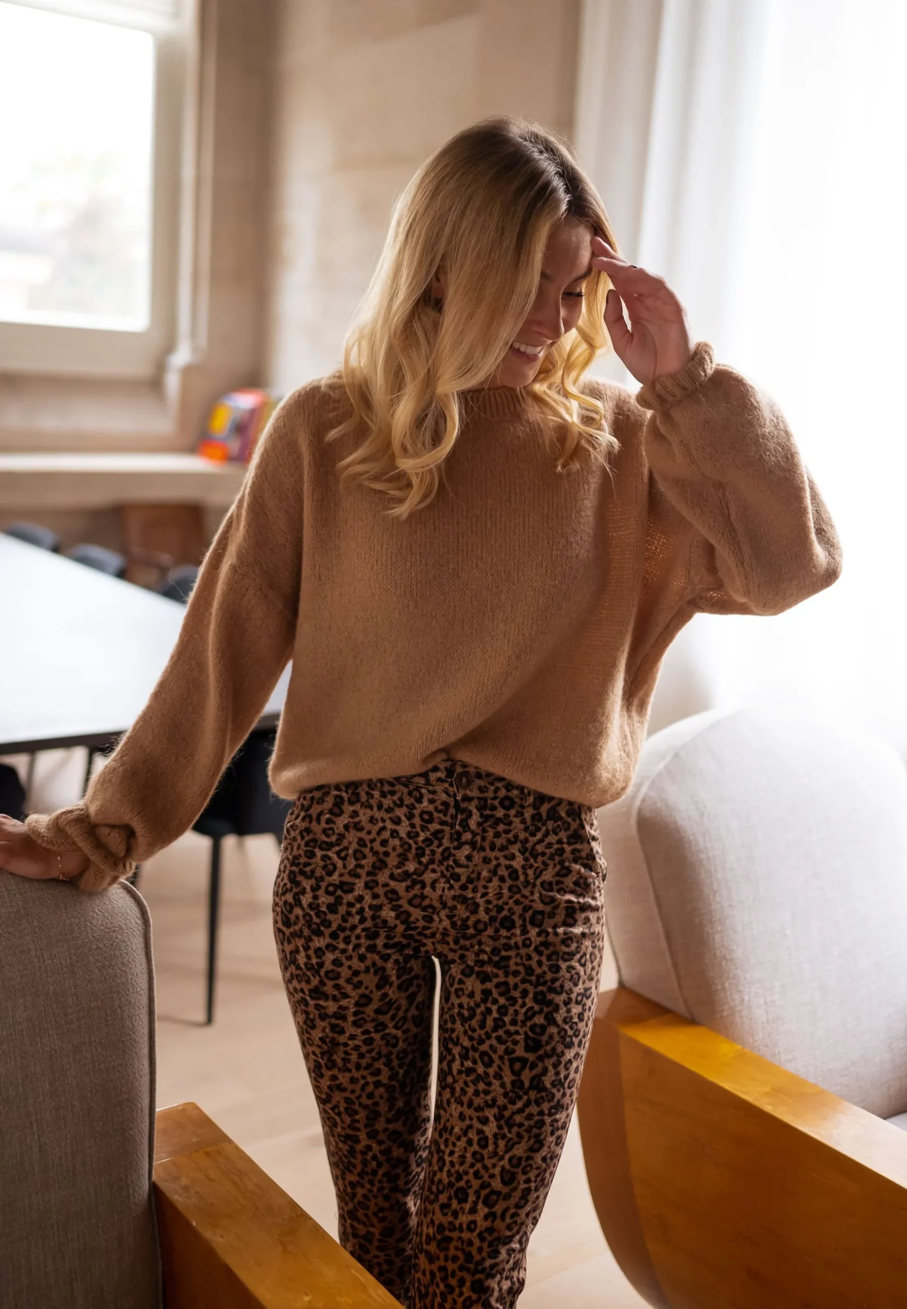 Pulls & Gilets-EASY-CLOTHES Pull Joela - camelEasy Clothes Camel