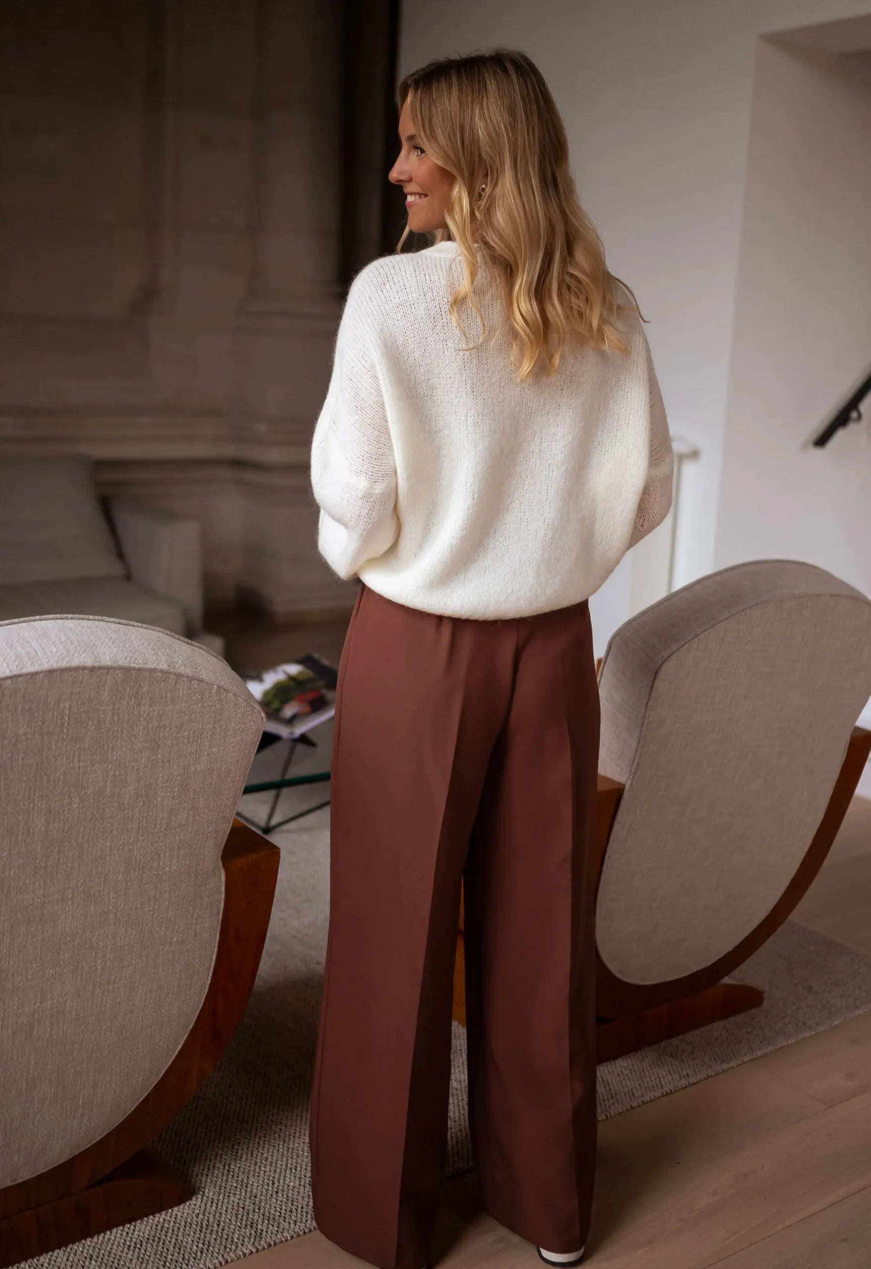 Pulls & Gilets-EASY-CLOTHES Pull Joela - écruEasy Clothes Écru