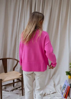 Pulls & Gilets-EASY-CLOTHES Pull July - roseEasy Clothes Rose       