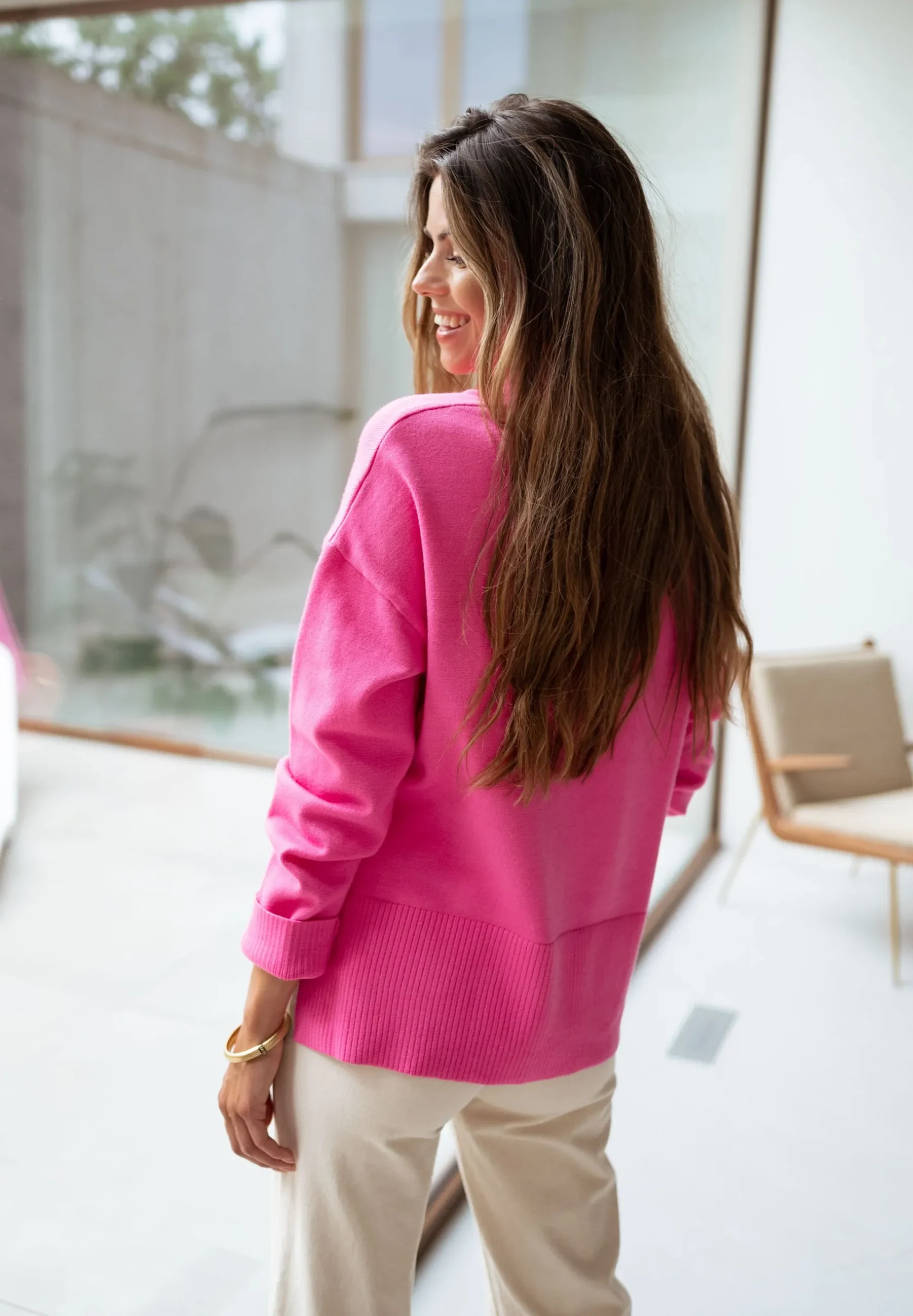 Pulls & Gilets-EASY-CLOTHES Pull July - roseEasy Clothes Rose
