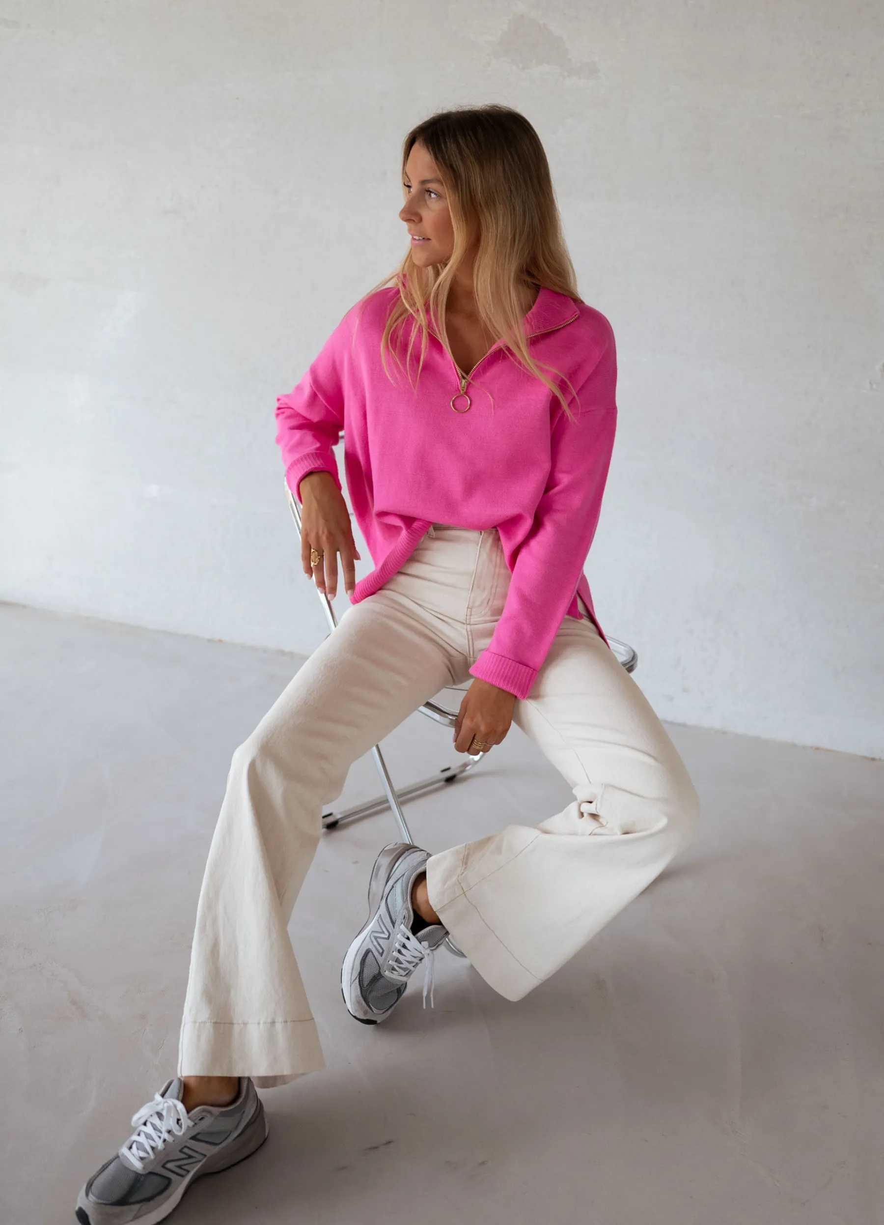 Pulls & Gilets-EASY-CLOTHES Pull July - roseEasy Clothes Rose