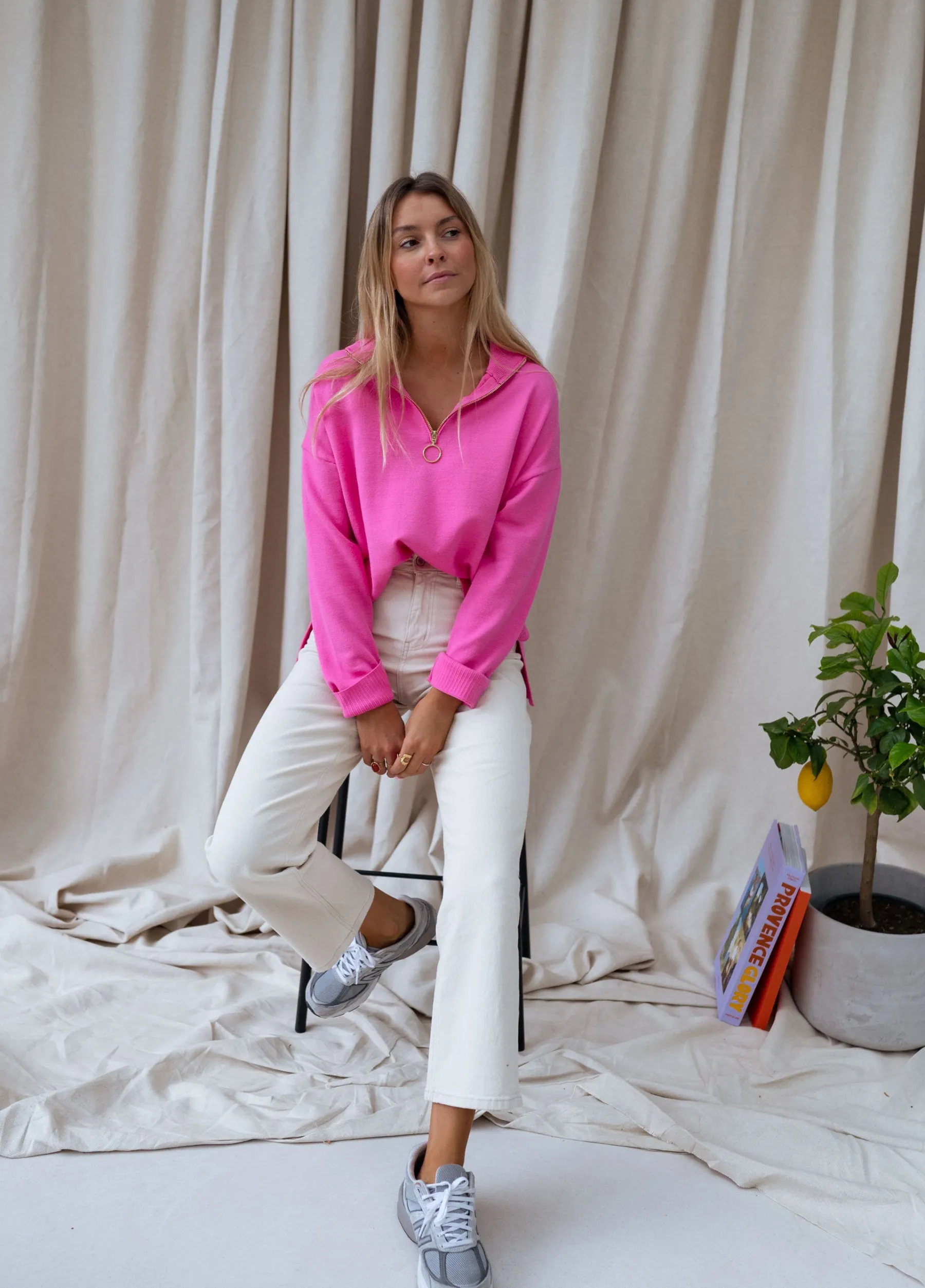 Pulls & Gilets-EASY-CLOTHES Pull July - roseEasy Clothes Rose