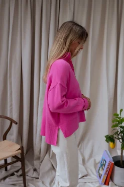 Pulls & Gilets-EASY-CLOTHES Pull July - roseEasy Clothes Rose
