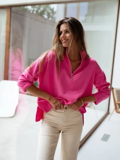 Pulls & Gilets-EASY-CLOTHES Pull July - roseEasy Clothes Rose
