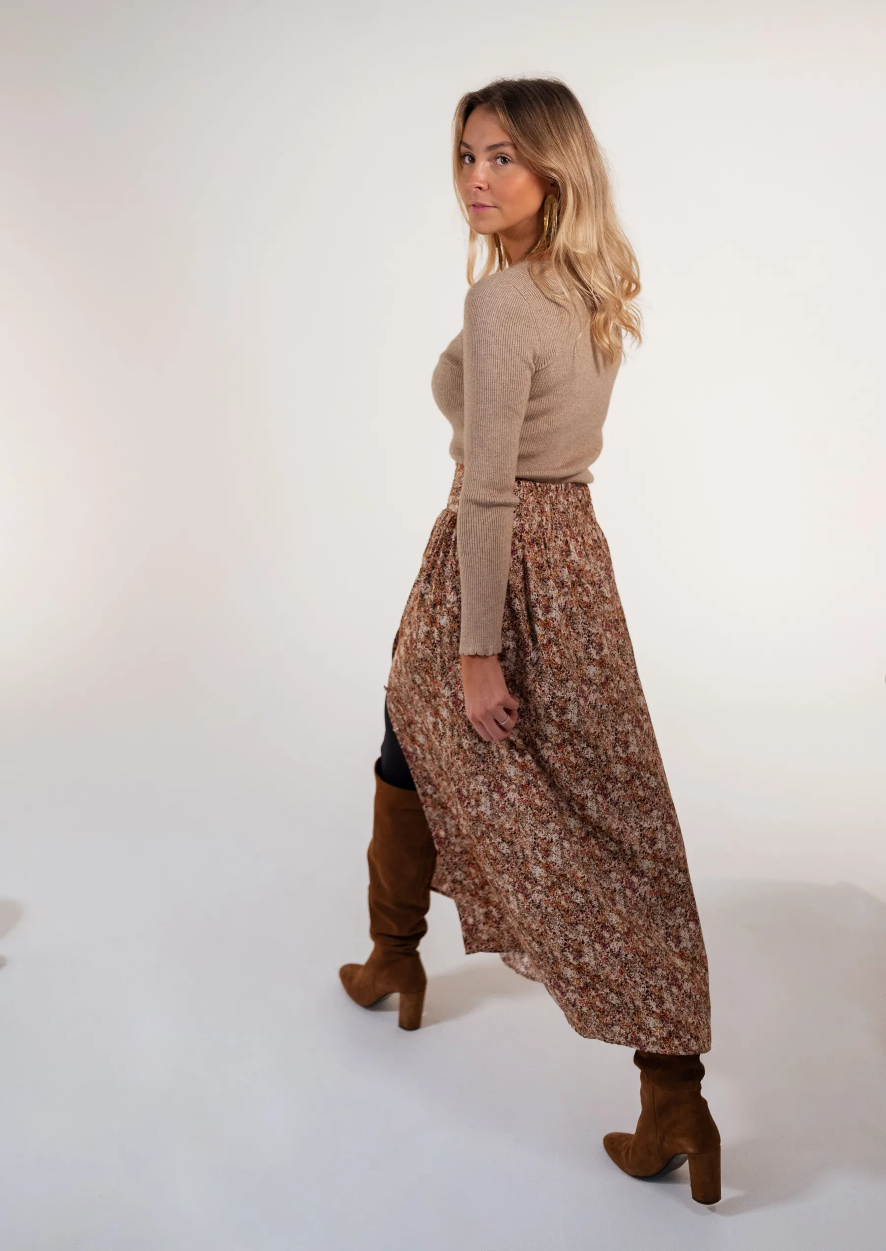 Pulls & Gilets-EASY-CLOTHES Pull Juno - taupeEasy Clothes Taupe