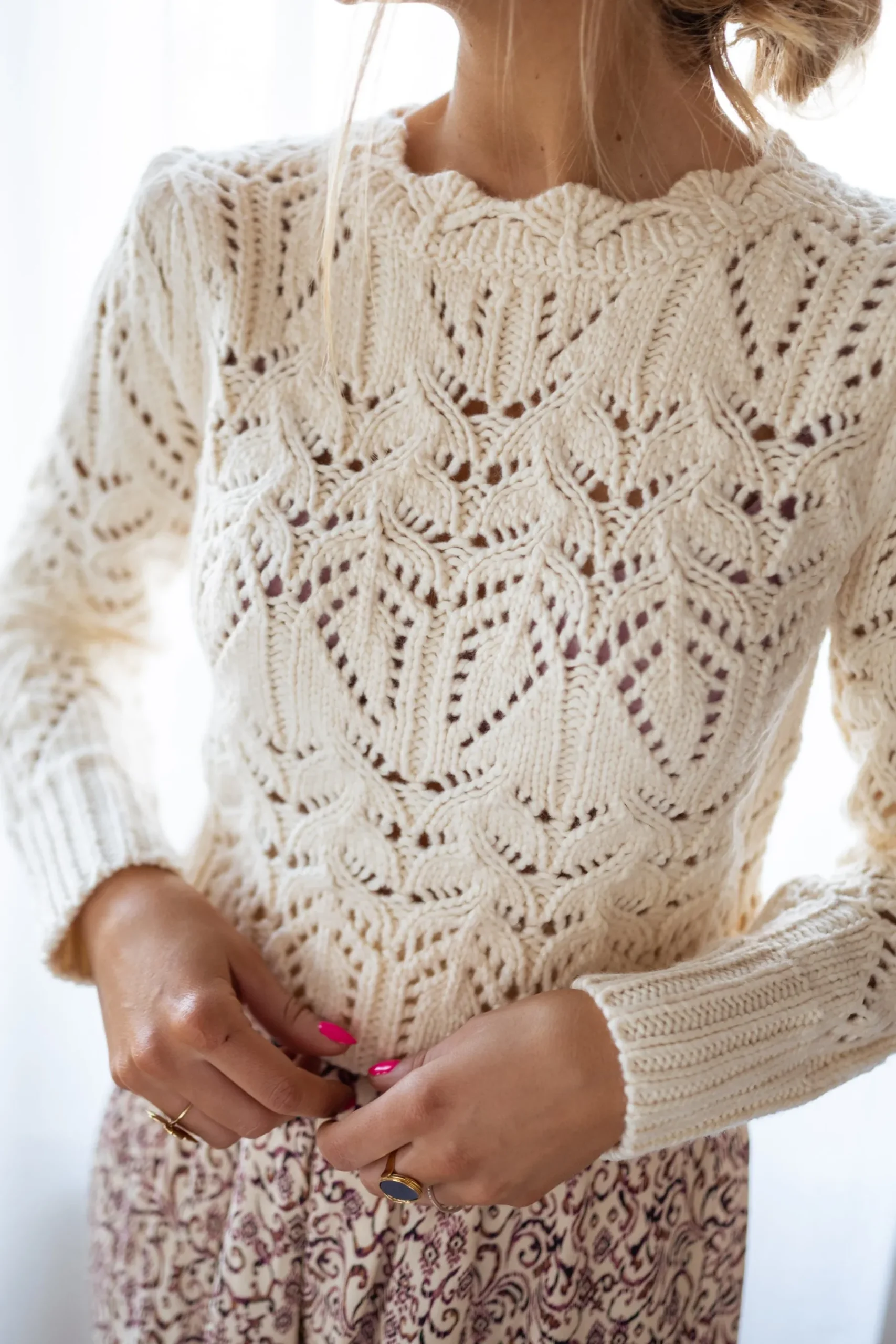 Pulls & Gilets-EASY-CLOTHES Pull Lenou - écruEasy Clothes Écru