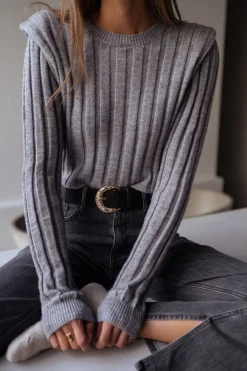 Pulls & Gilets-EASY-CLOTHES Pull Lucas - grisEasy Clothes Gris