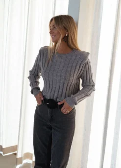 Pulls & Gilets-EASY-CLOTHES Pull Lucas - grisEasy Clothes Gris