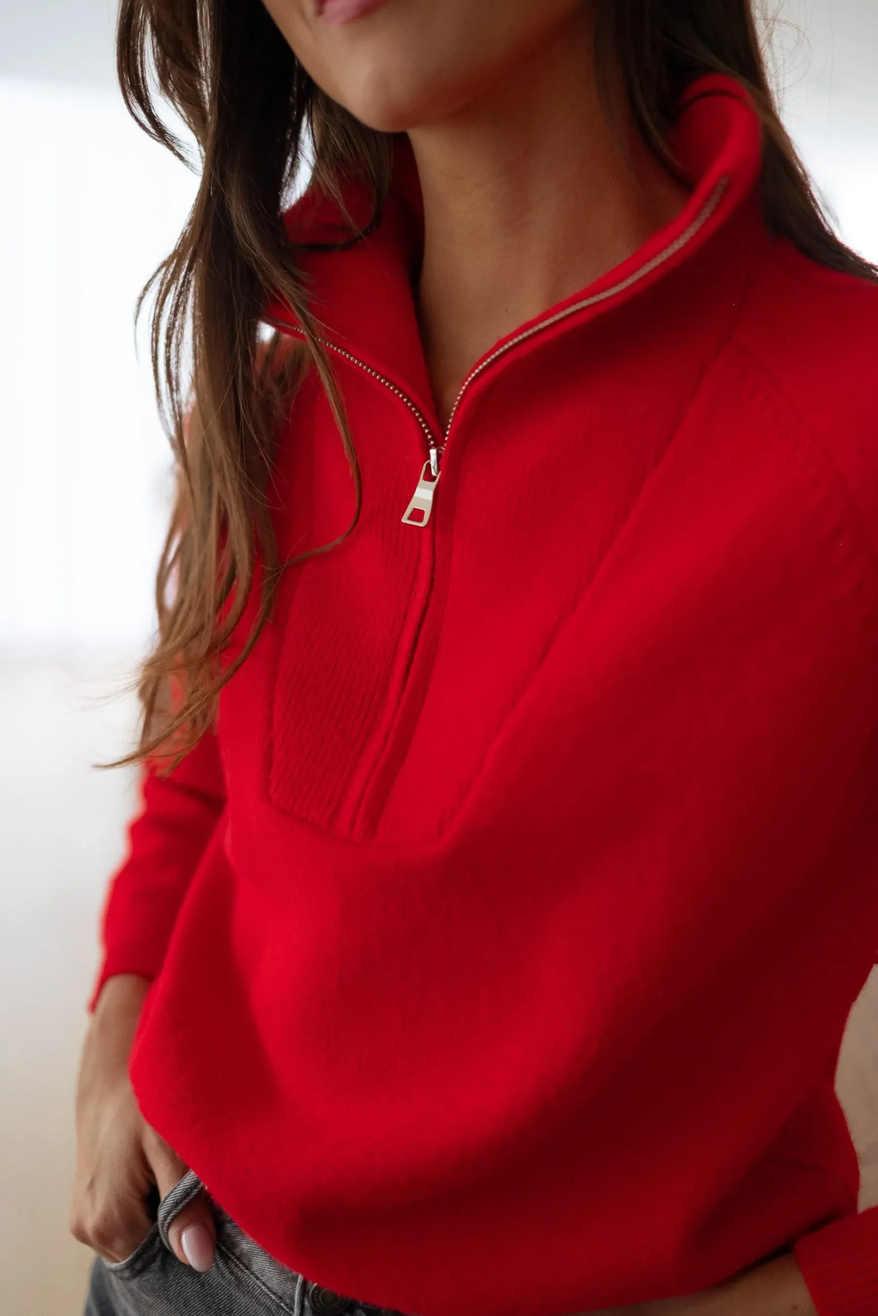 Pulls & Gilets-EASY-CLOTHES Pull Ryo - rougeEasy Clothes Rouge