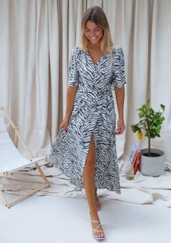 Robes-EASY-CLOTHES Robe Amaria - zébréeEasy Clothes Zébrée