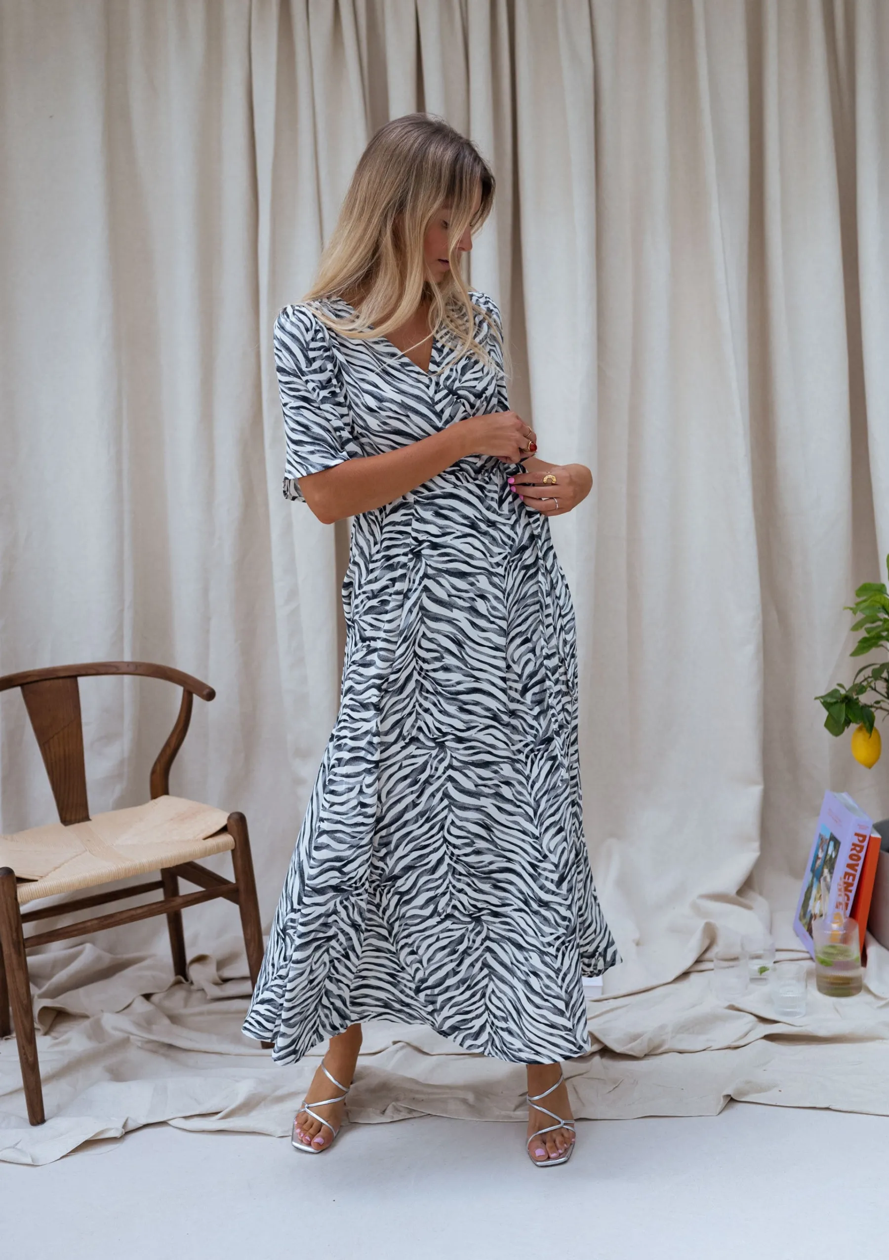 Robes-EASY-CLOTHES Robe Amaria - zébréeEasy Clothes Zébrée