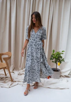 Robes-EASY-CLOTHES Robe Amaria - zébréeEasy Clothes Zébrée