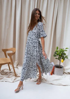 Robes-EASY-CLOTHES Robe Amaria - zébréeEasy Clothes Zébrée
