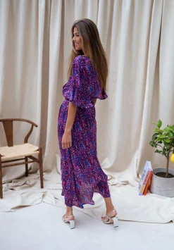 Robes-EASY-CLOTHES Robe Ariana - rose et bleuEasy Clothes Rose et bleu       