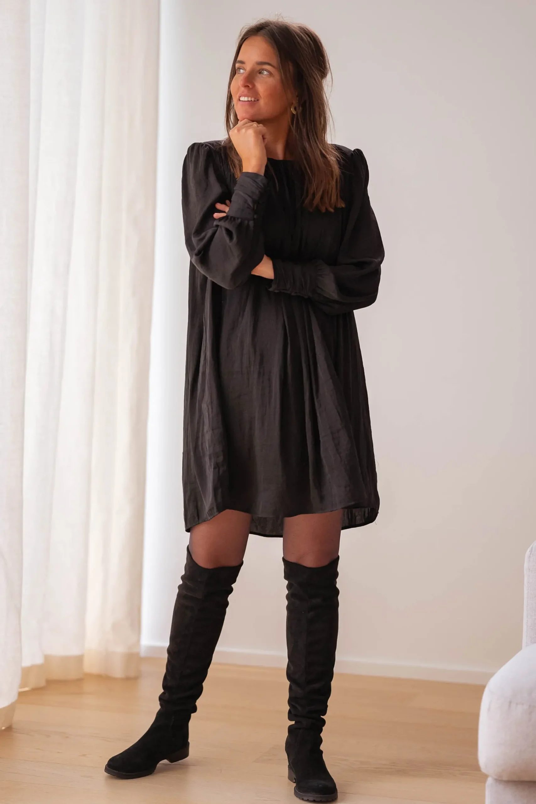 Robes-EASY-CLOTHES Robe Chiara - noireEasy Clothes Noire