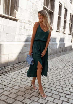 Robes-EASY-CLOTHES Robe Dalie - vert canardEasy Clothes Vert canard       