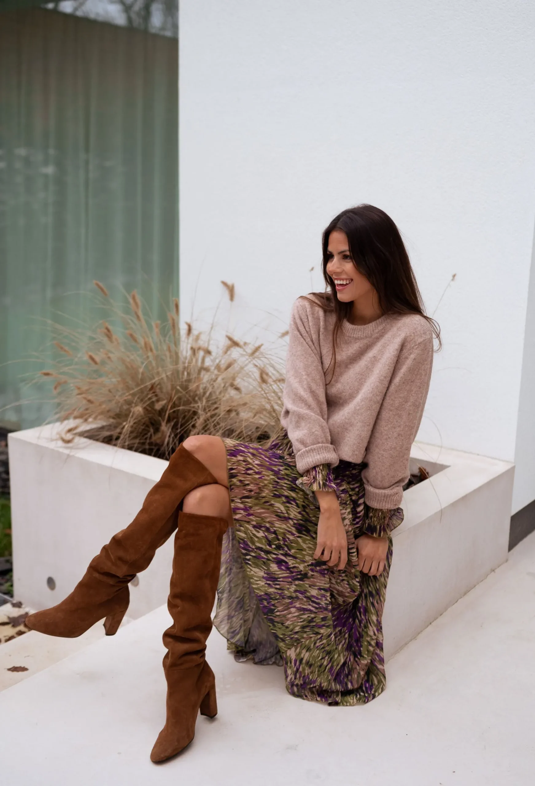 Robes-EASY-CLOTHES Robe Dola - verte à motifsEasy Clothes Verte à motifs