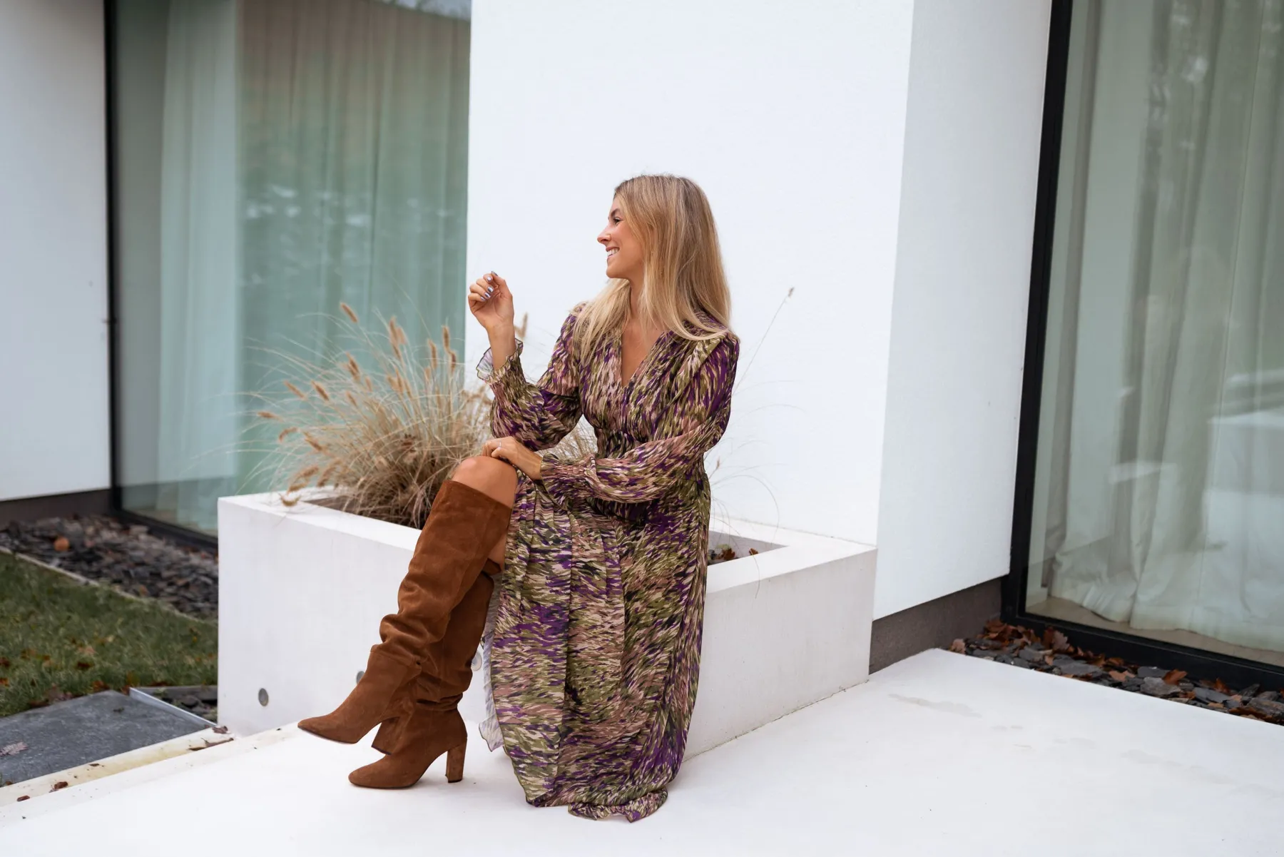 Robes-EASY-CLOTHES Robe Dola - verte à motifsEasy Clothes Verte à motifs