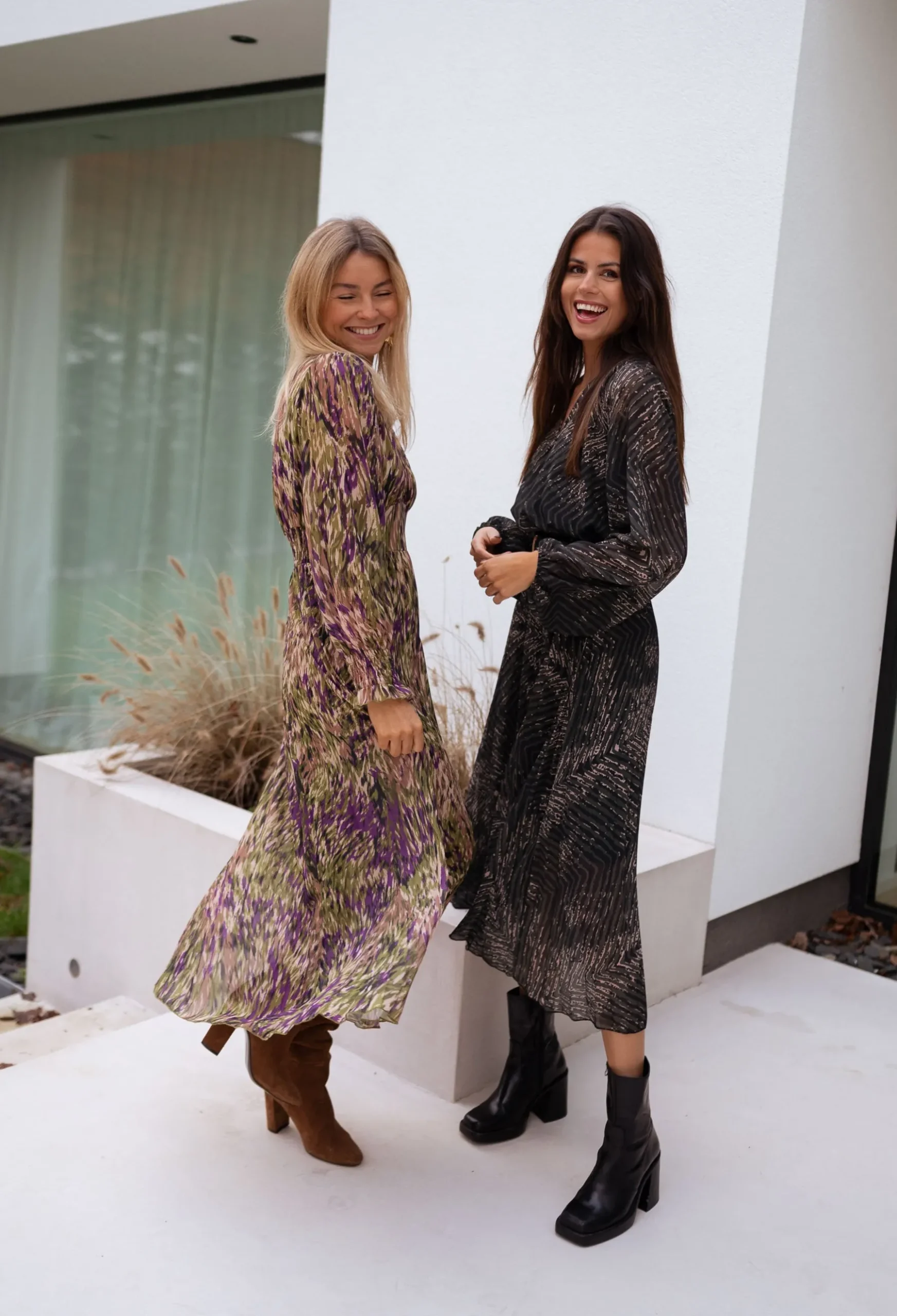 Robes-EASY-CLOTHES Robe Dola - verte à motifsEasy Clothes Verte à motifs