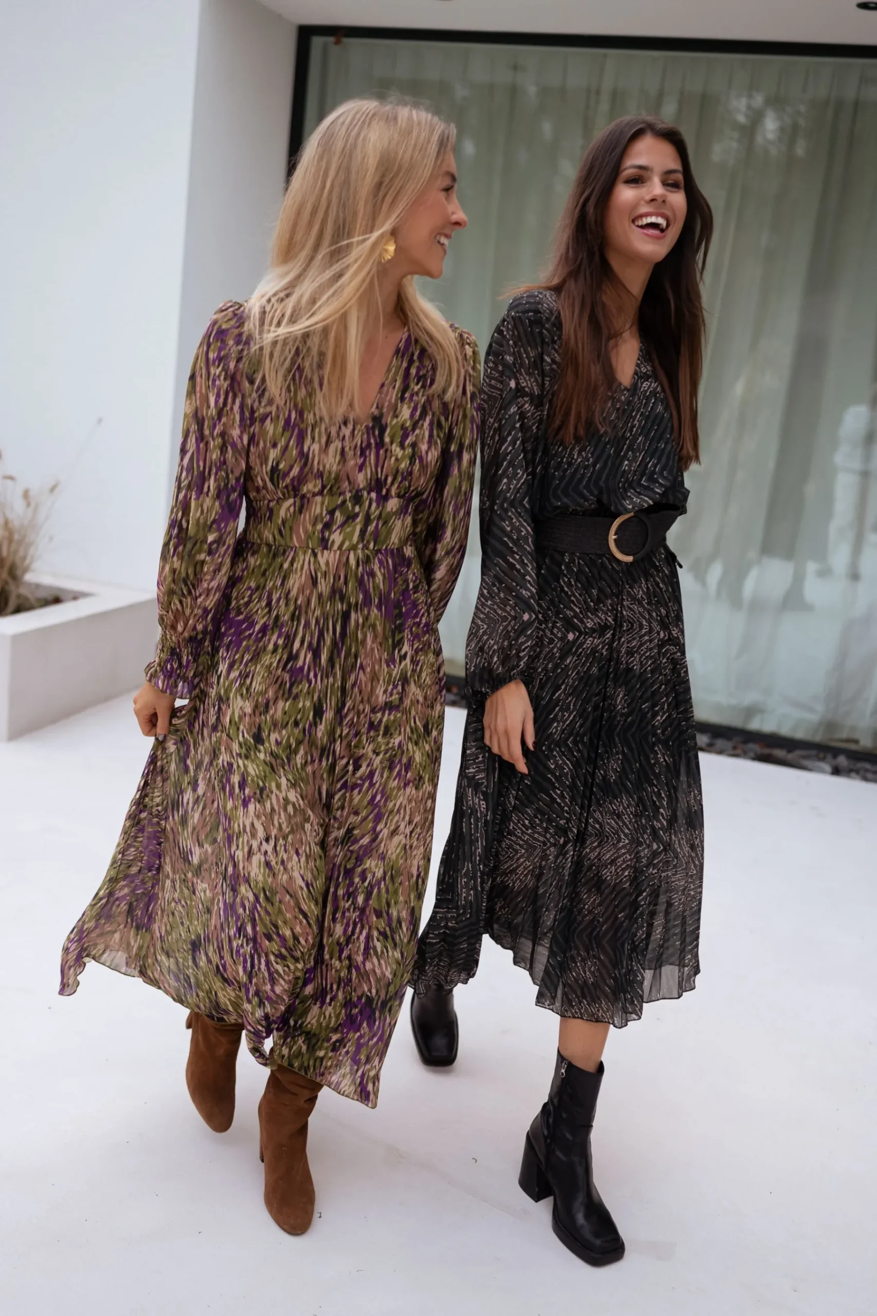 Robes-EASY-CLOTHES Robe Dola - verte à motifsEasy Clothes Verte à motifs