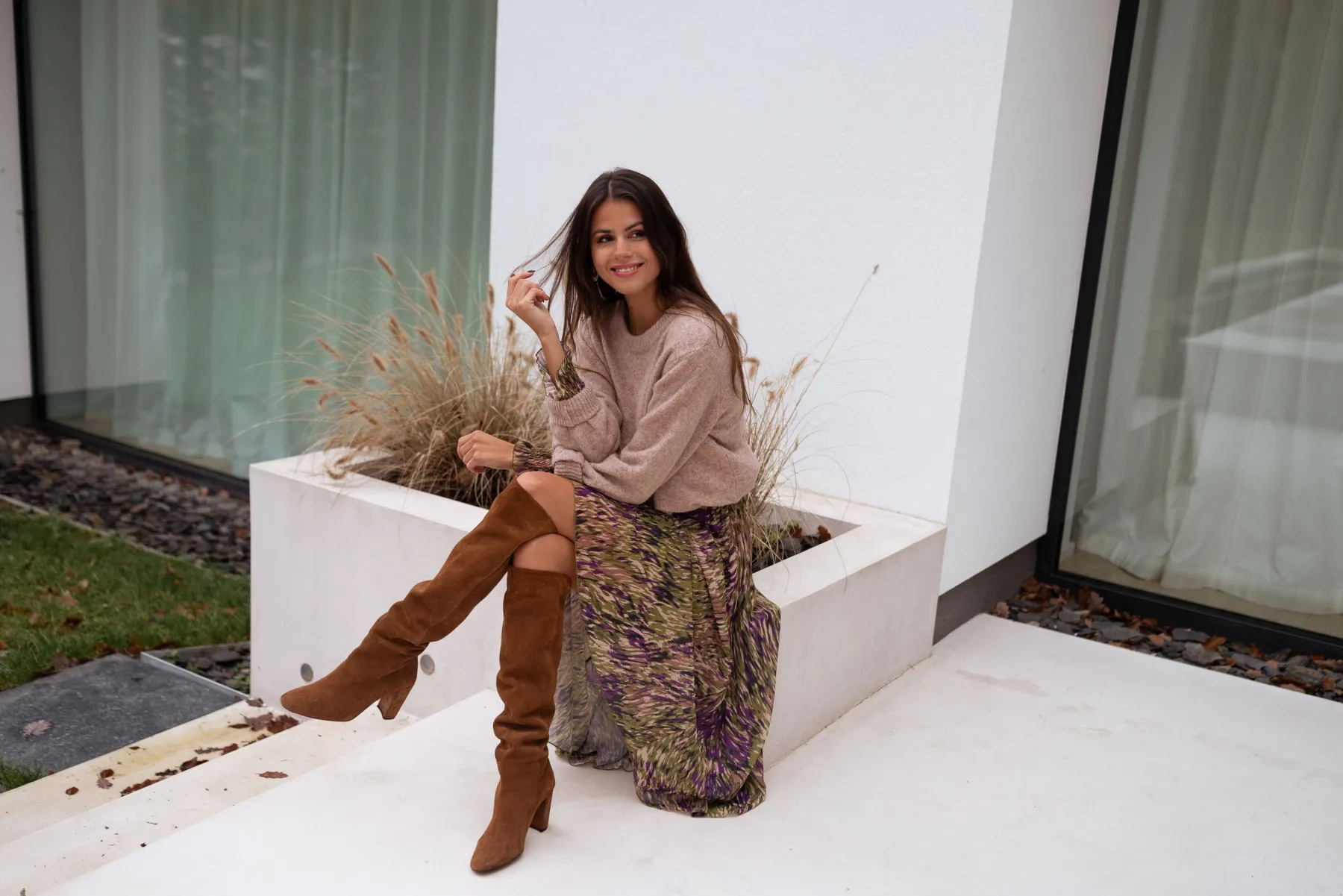 Robes-EASY-CLOTHES Robe Dola - verte à motifsEasy Clothes Verte à motifs