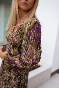 Robes-EASY-CLOTHES Robe Dola - verte à motifsEasy Clothes Verte à motifs